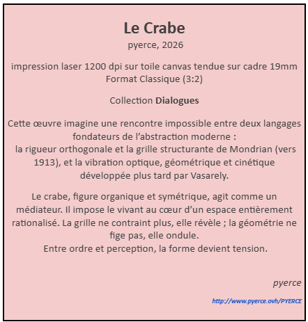 Cartel de Le Crabe